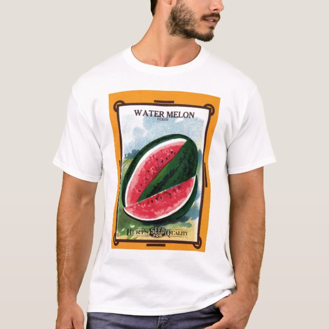 Grundläggande T-tröja för vattenmelon T-shirt (Framsida)