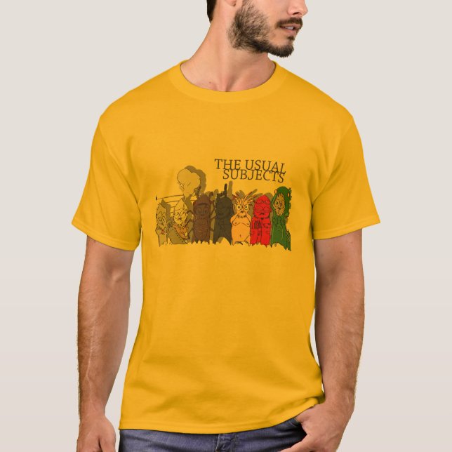 Grundläggande T-tröja Tee Shirt (Framsida)