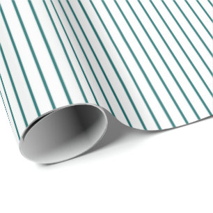 Grundläggande Teal-randig Minimalistisk Alla Tillf Presentpapper