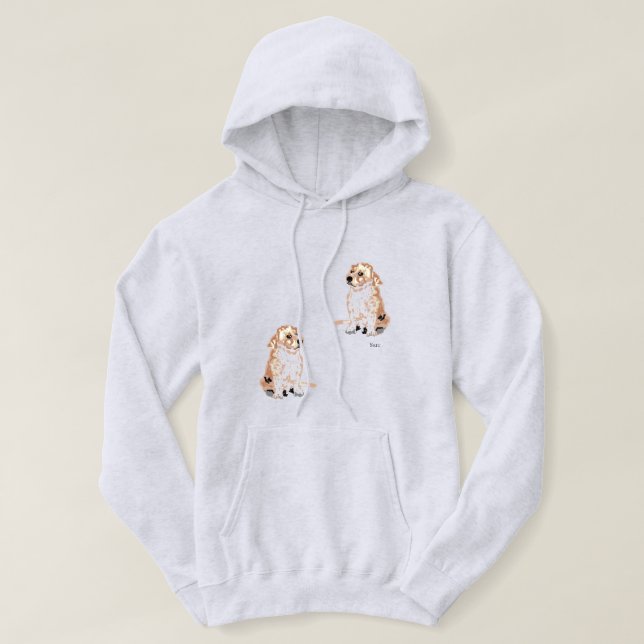 Grundläggande tröja för sojabatter: arbetshämtning hoodie (Design framsida)