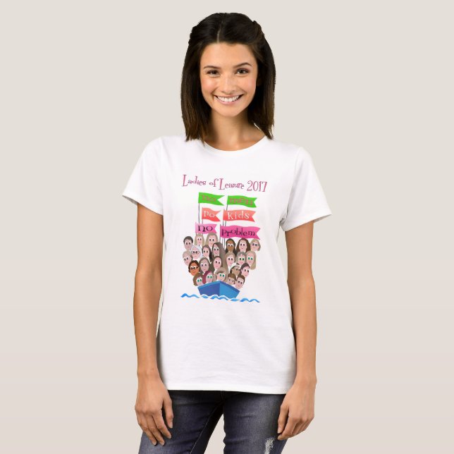 Grundläggande Tshirt för damer Tröja (Hel framsida)
