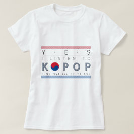 Grundläggande tshirt för K-Pop älskareKpop Tee