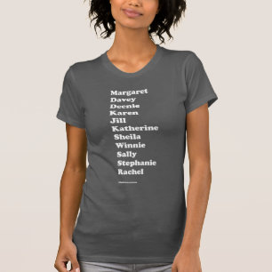 Grundläggande utslagsplats för flickaSquad (grå T Shirt