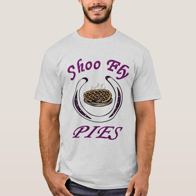Grundläggande utslagsplats för ShooFly hästskopaj Tee Shirt (Framsida)