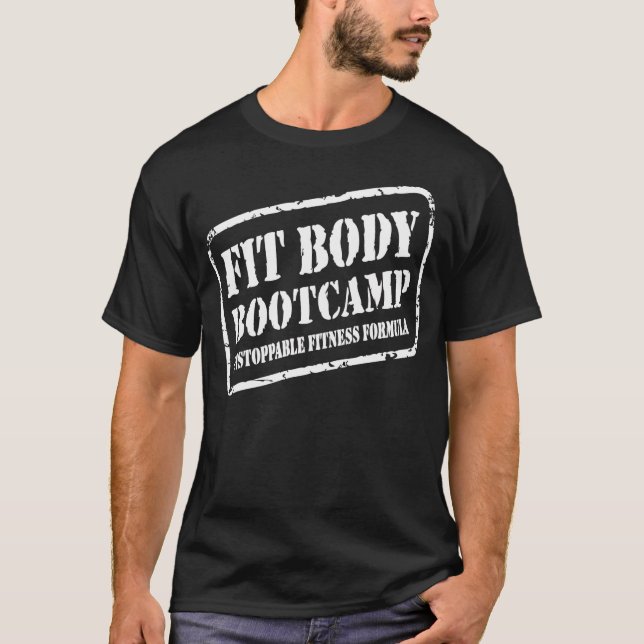 Grundläggande vitlogotyp tee (Framsida)
