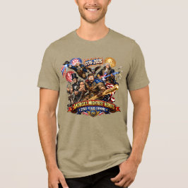 Grundlagsfäderna Superhjälte Squad 250-årsjubileum T Shirt