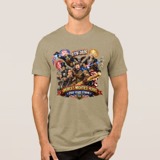 Grundlagsfäderna Superhjälte Squad 250-årsjubileum T Shirt