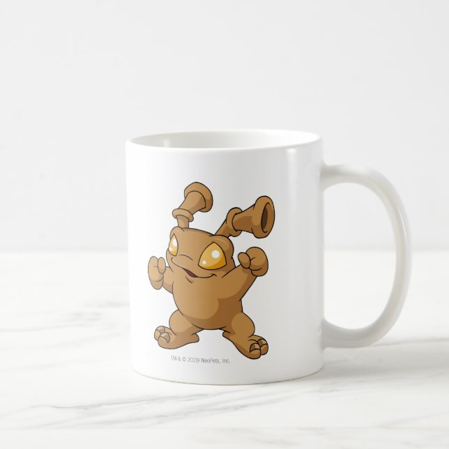 Grundo brunt kaffemugg (Höger)