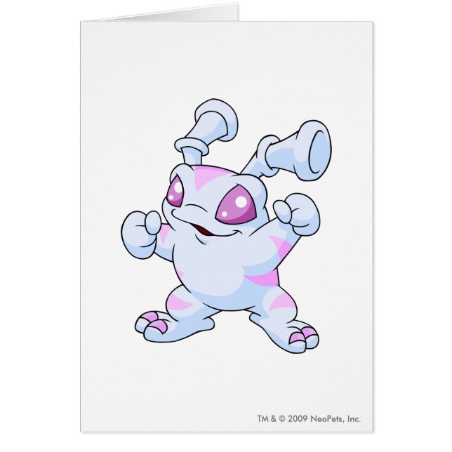 Grundo görade randig hälsningskort (Framsidan)