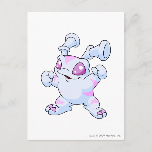 Grundo görade randig vykort (Framsida)