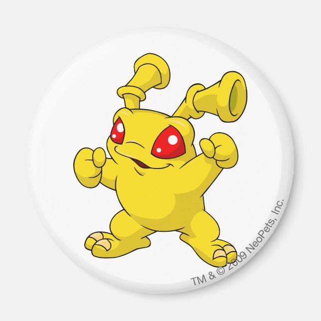Grundo Gult Magnet (Framsidan)
