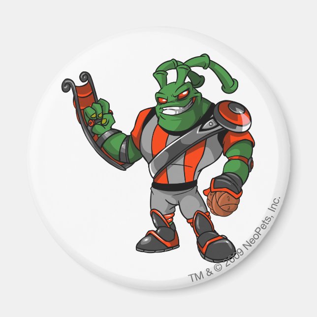 Grundo Virtupets Space Station Player Magnet (Framsidan)