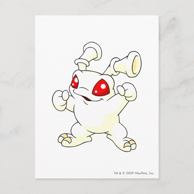 Grundo White Vykort (Framsida)