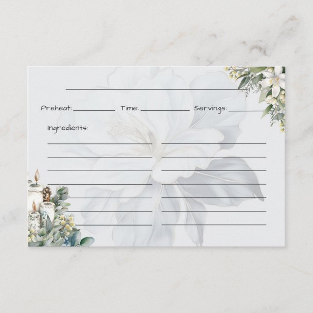 Grundreceptkort för klarhet tilläggskort (Framsida)