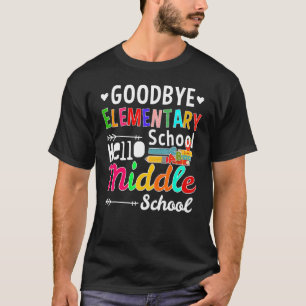 Grundskola i hej Mitten i Studenten T Shirt