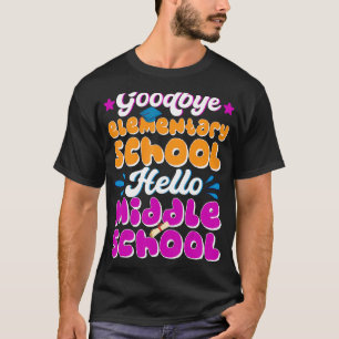 Grundskola i hej Mitten i Studenten T Shirt