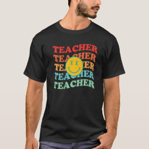 Grundskola Retro Lärare Inspirerande Kol T Shirt