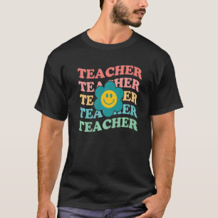 Grundskola Retro Lärare Inspirerande Kol T Shirt