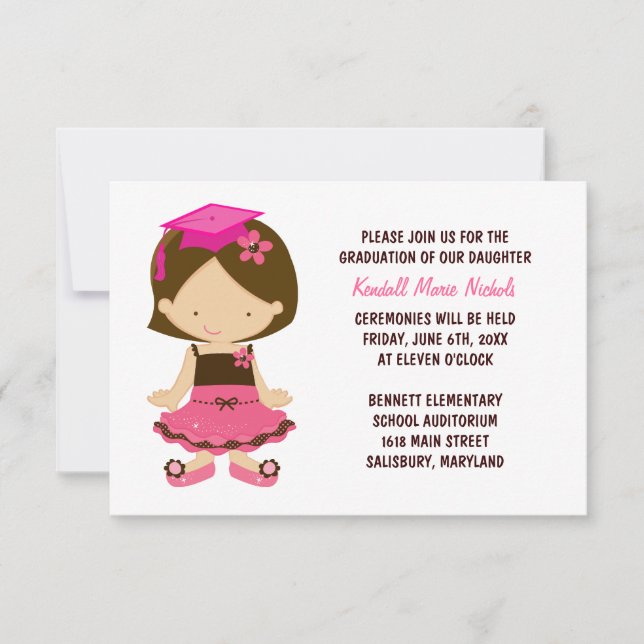 Grundskola Tillkännagivande för studenten (Framsida)