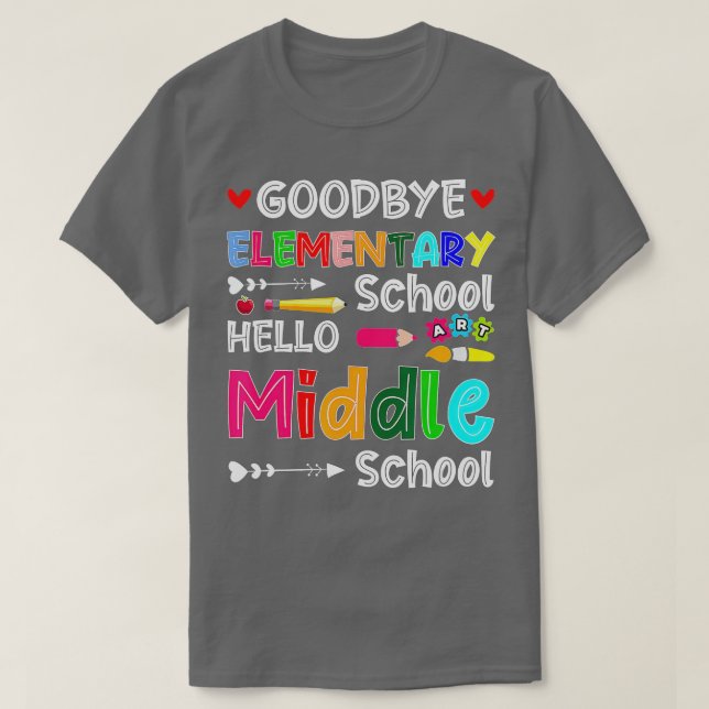 Grundskolan i Mitten i hej ( T Shirt (Design framsida)