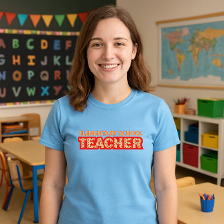 Grundskolelärare Mönster T Shirt