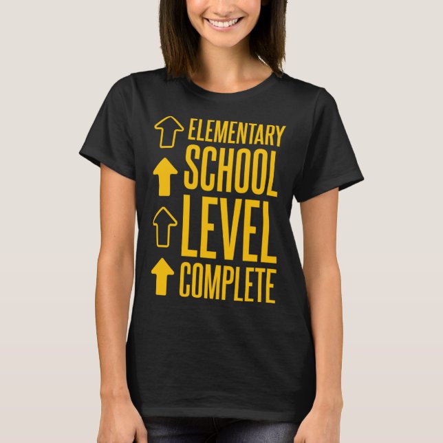 Grundskolenivå avslutad t shirt (Framsida)