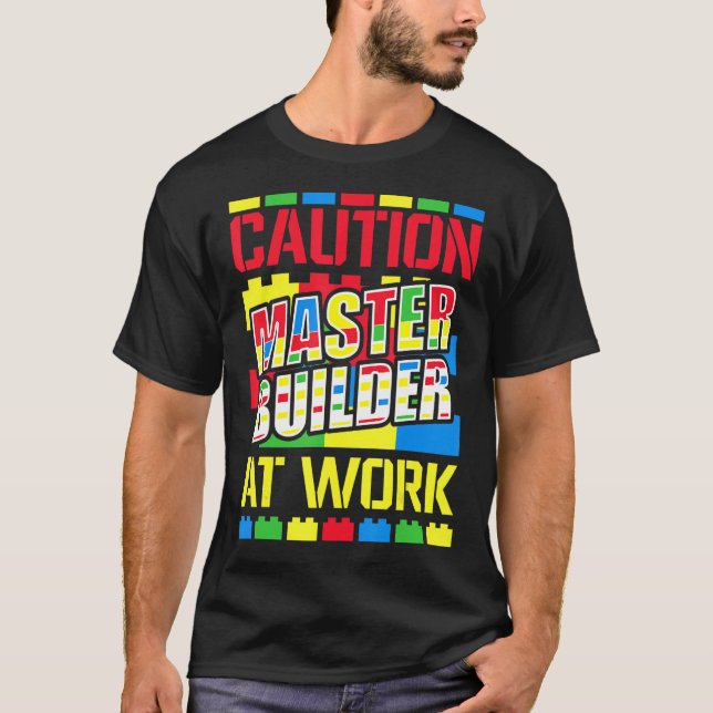 Grundstenar för Master Builder-Byggnader 7 T Shirt (Framsida)