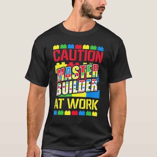 Grundstenar för Master Builder-Byggnader 7 T Shirt (Framsida)