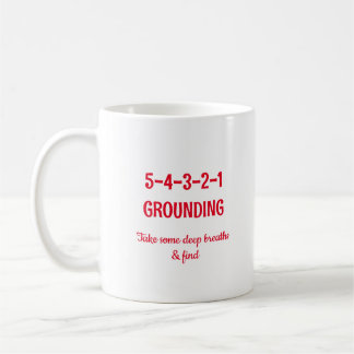 Grundteknik för ångest/Stressa 5 sinnen Kaffemugg