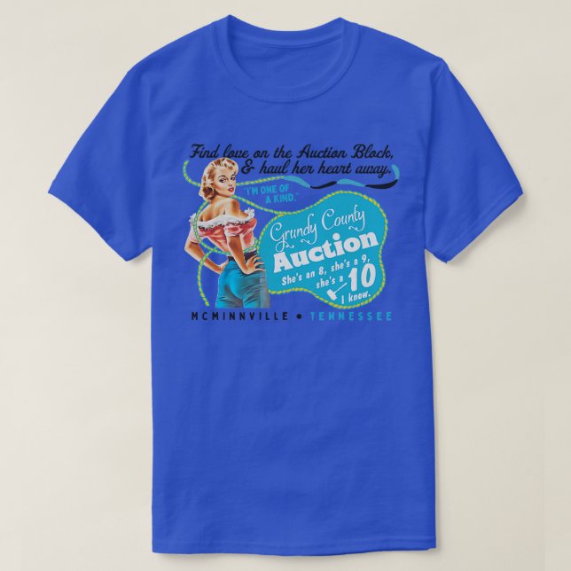 Grundy County Auction T Shirt (Design framsida)