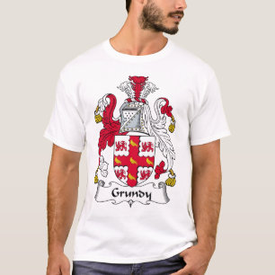 Grundy familjvapensköld tee