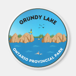 Grundy Sjö Ontario Provinspark Magnet