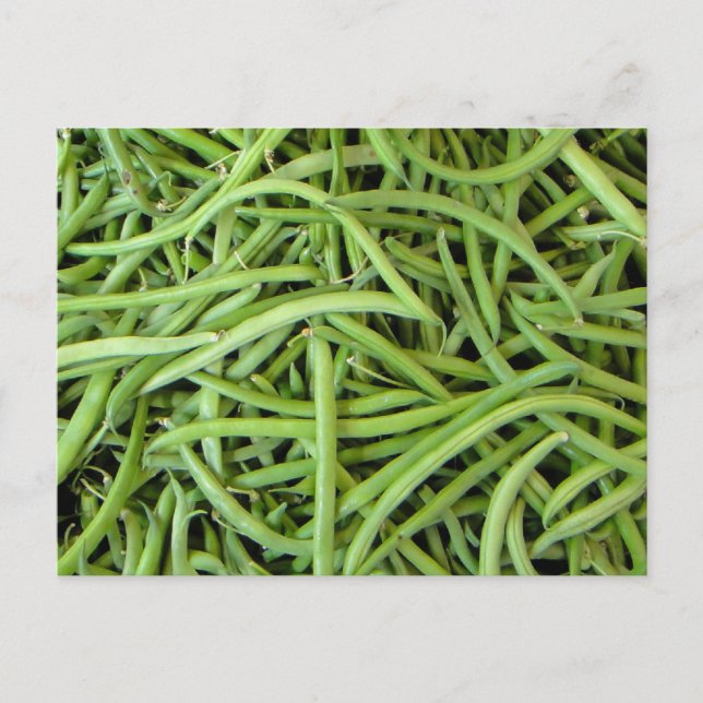 grüne Bohnen Vykort (Framsida)