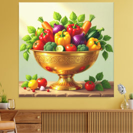 „Grüne Kraft – Das Leben aus der Erde“ Canvastryck