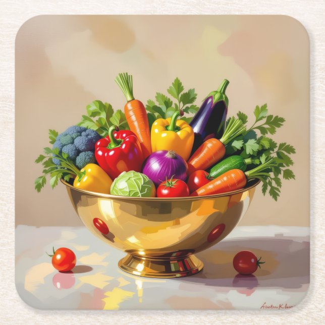 „Grüne Kraft – Das Leben aus der Erde“ Underlägg Papper Kvadrat (Framsidan)