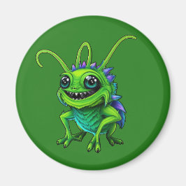 Grüne Monster-Grille -  Magnet