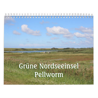 Grüne Nordseeinsel Pellworm Kalender