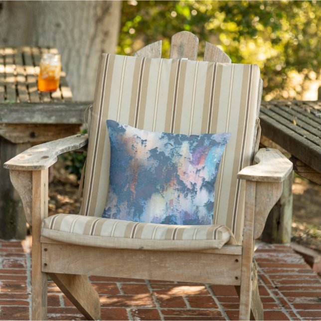 Grune patina, vintage rustic kudde (Stol)