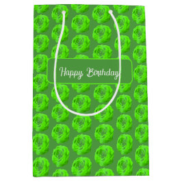 Grüne Rosenblüte – Florales 3D-Design - 