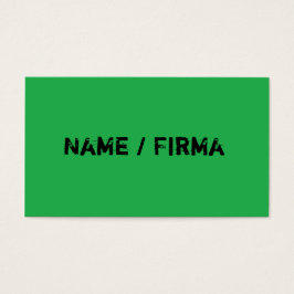 grüne - Visitenkarten Visitkort