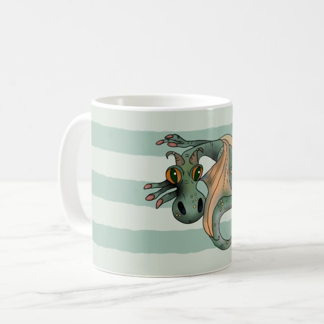 Grüner Drache,   Kaffemugg (Framsida vänster)