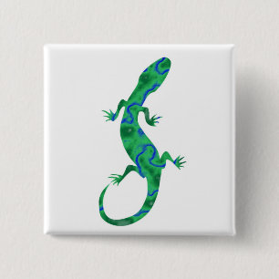 Grüner Gecko ArtDeco Knapp