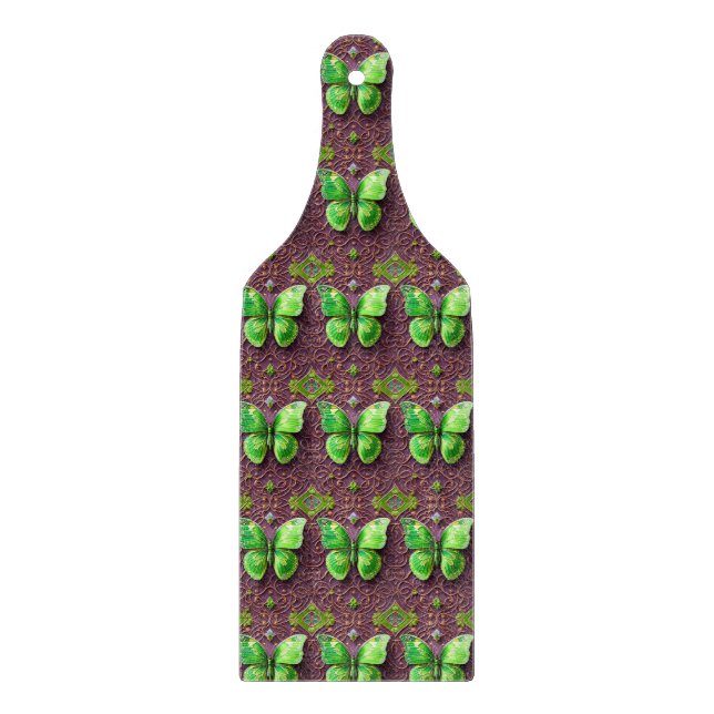 Grüner Schmetterling 3D Optik (Framsidan)
