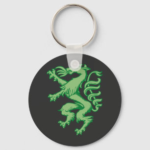 Grüner Vintage Österreich Steiermark Panther Nyckelring