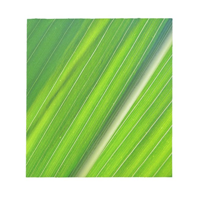 Grünes Maisblattdesign Anteckningsblock (Framsida)