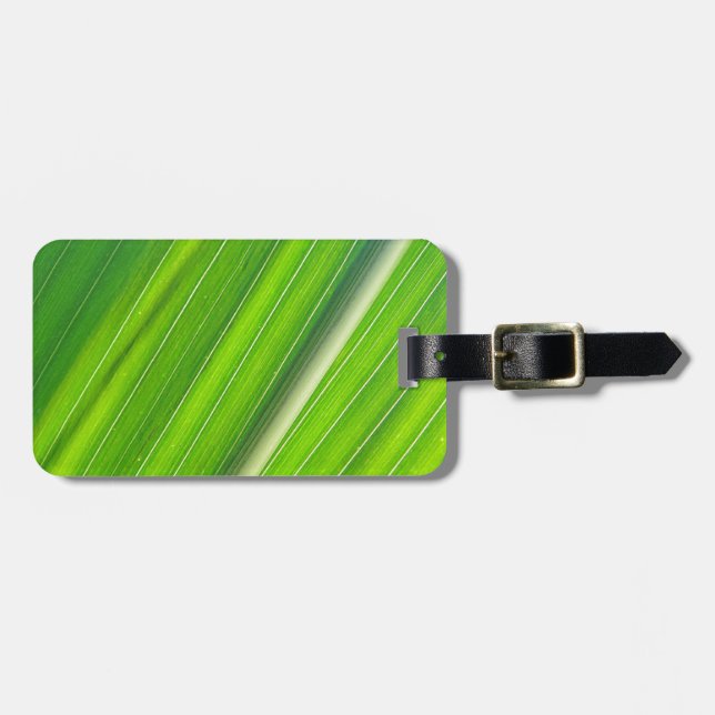 Grünes Maisblattdesign Bagagebricka (Horisontell Framsida)
