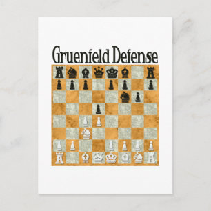Grünfeld Defense Vykort