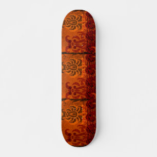 Grungad Damask Mini Skateboard Bräda 18,5 Cm
