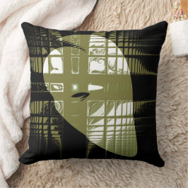 Grunge Aesthetic Fractal Art Kudde