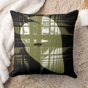 Grunge Aesthetic Fractal Art Kudde